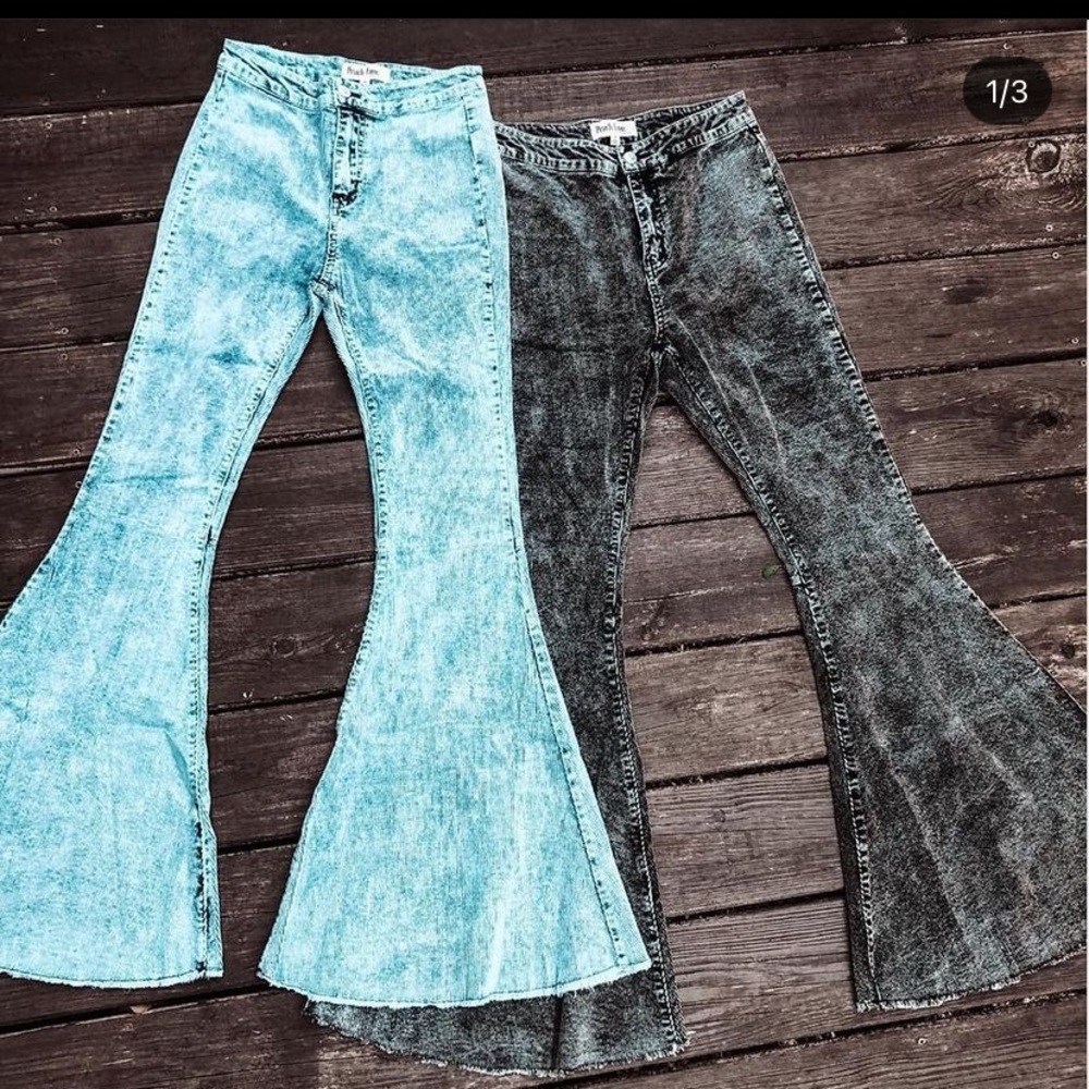 2 Pair Flare Jeans - M